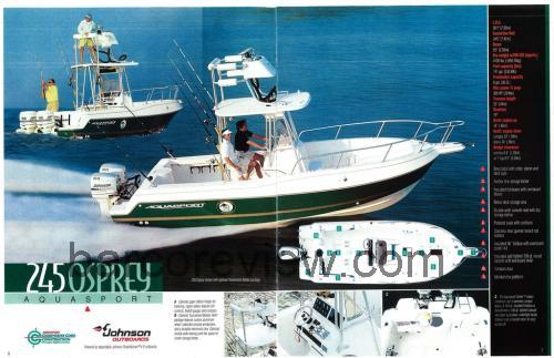 Aquasport 245 Osprey ficha-técnica e avaliações